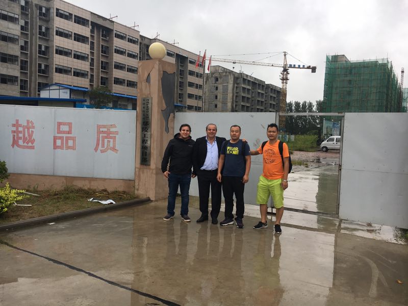  Chilean Customers visit BRD Project in Rain